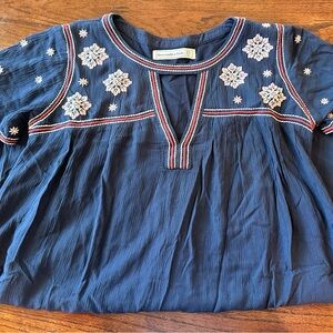 Abercrombie and fitch embroidered dress XS